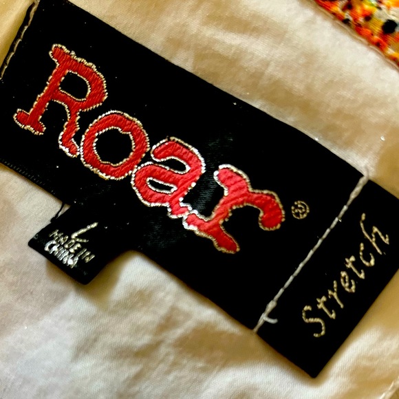 Roar Embroidered & Embellished  Western Snapped Blouse Size L - Picture 8 of 10